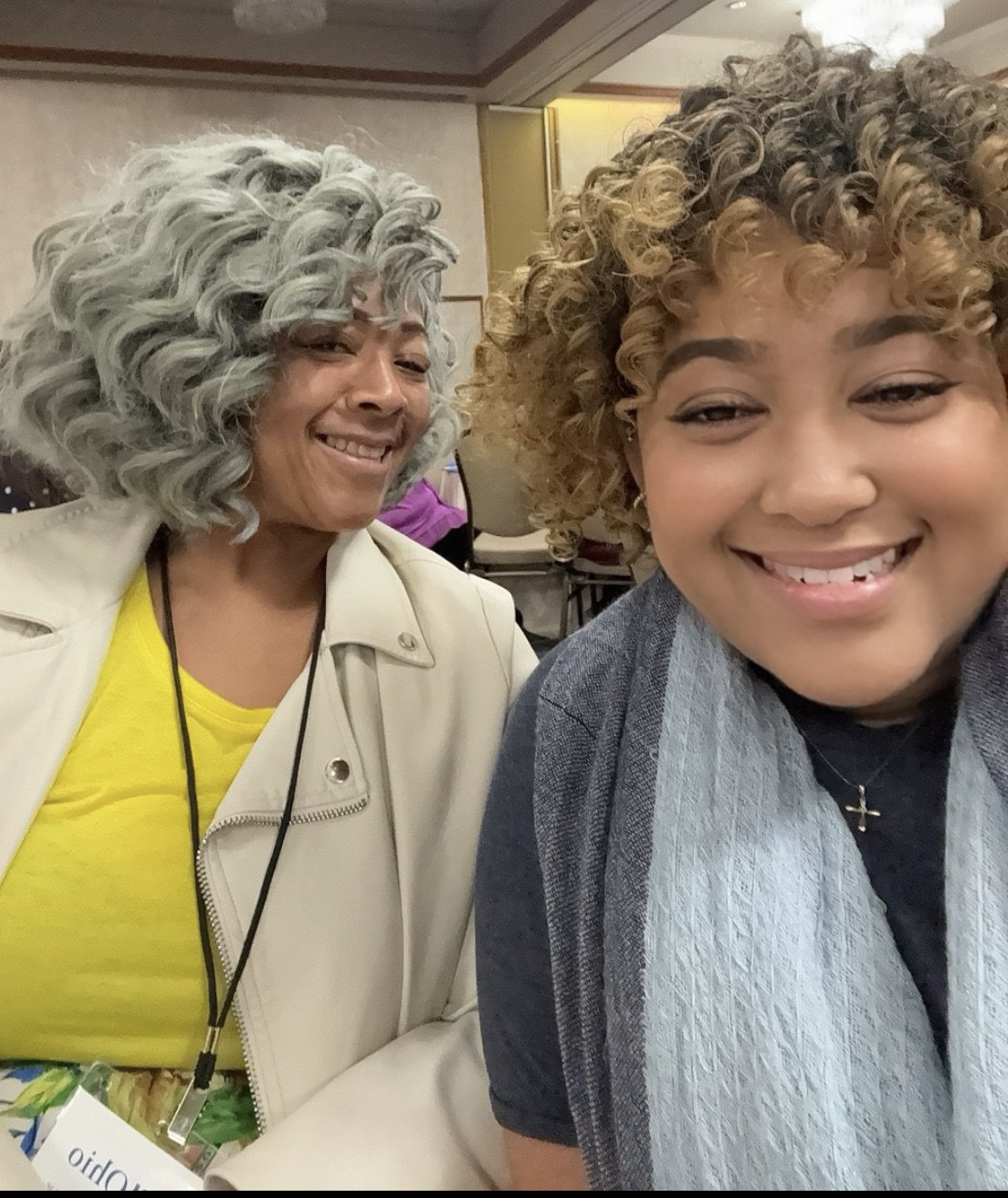 Gabrie'le Eato representing the neurodivergent community at a NAMI Ohio mental health advocacy and awareness event.