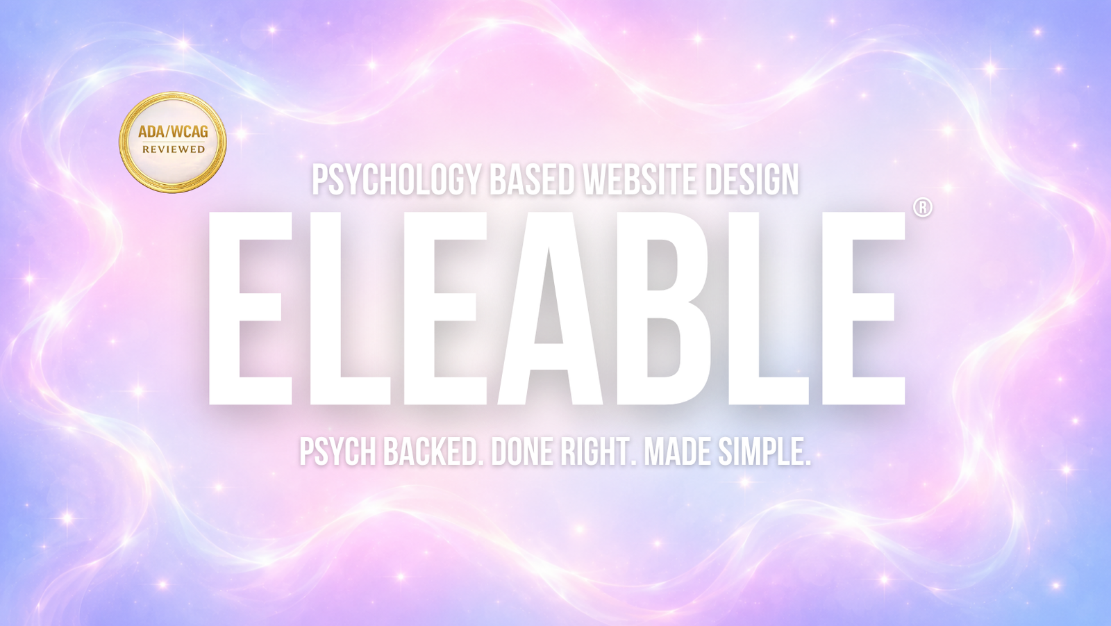 Eleable psychology-based and accessible website design banner.