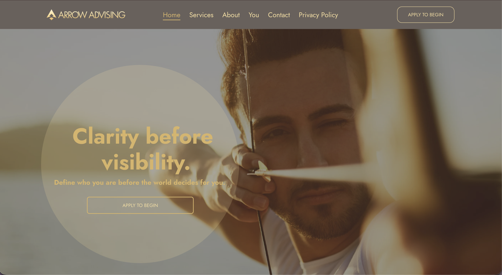 Branding and identity agency website