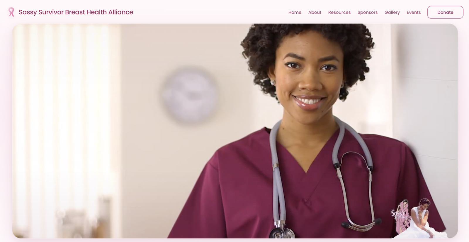 Breast cancer awareness website